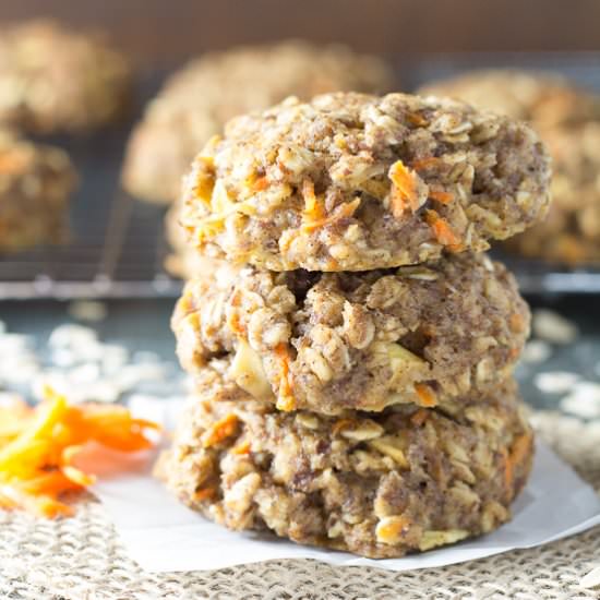 Carrot Cake Breakfast Cookies