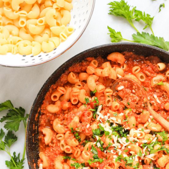 Gluten-free Macaroni and Beef