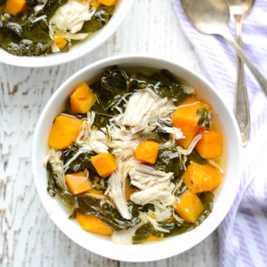 Chicken, Kale, & Sweet Potato Stew