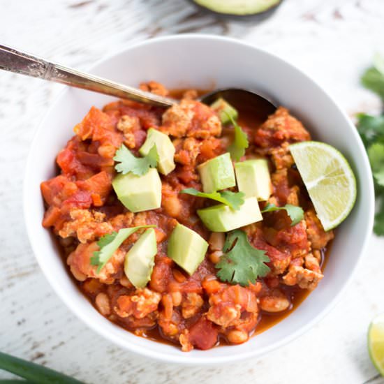 20-Minute Reset Turkey Chili