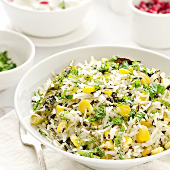 Methi Makai Pulao