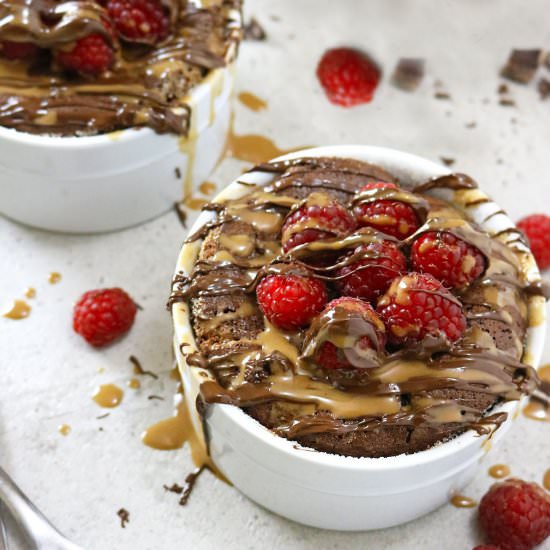Chocolate and Cookie Butter Bake