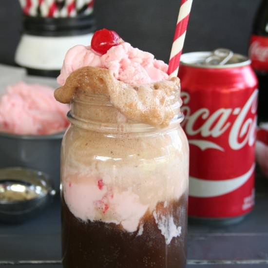 Cherry-Vanilla Coke Float