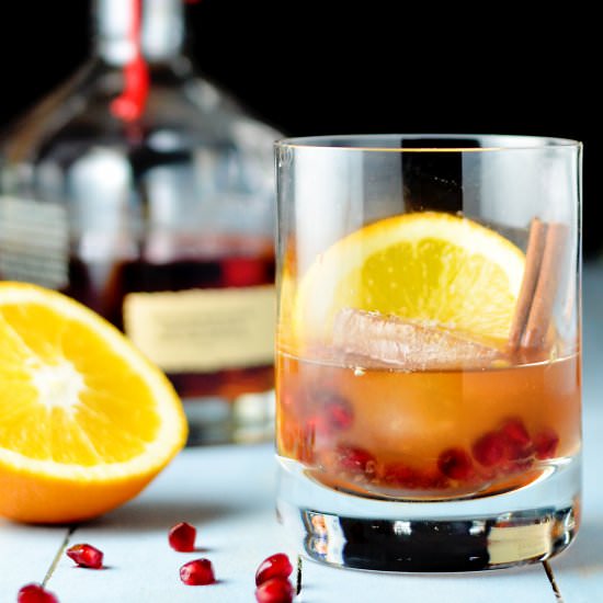 Pomegranate Old Fashioned