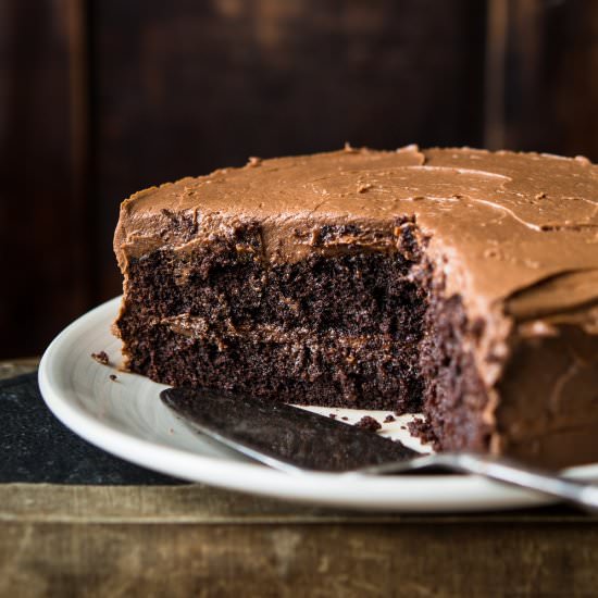 Chocolate Peanut Butter Cake