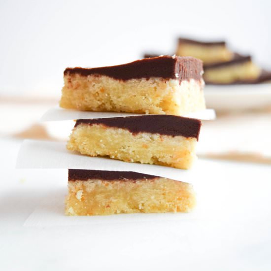 Tangerine Shortbread