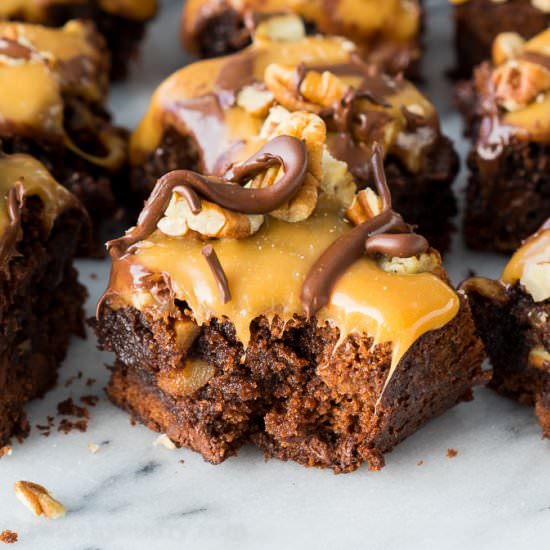Fudge Ripple Pecan Brownies
