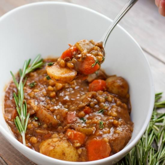Beef Stew with Barley