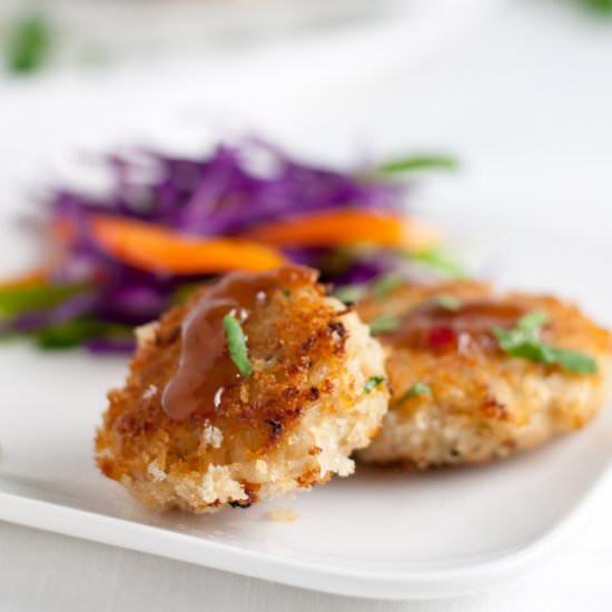 Bangkok Crab Cakes with Spicy Dip