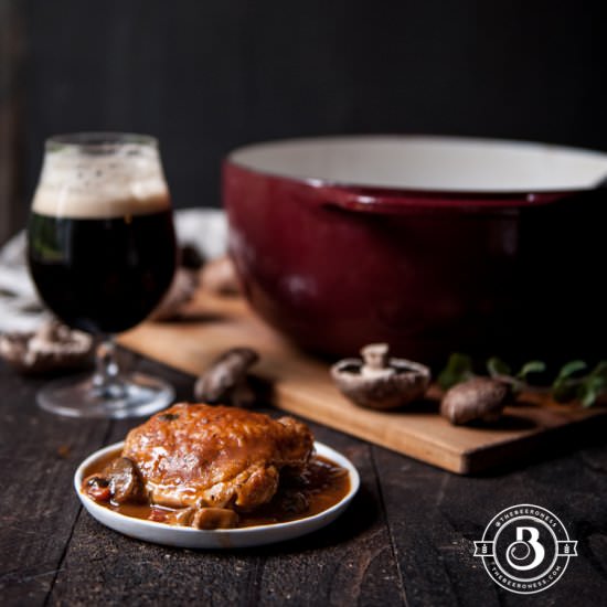 Coq au Ale: Drunk French Chicken