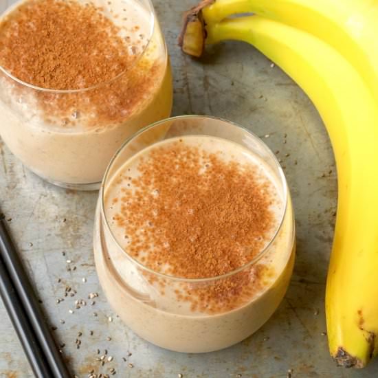 Raw Cacao, Almond, & Chia Smoothie