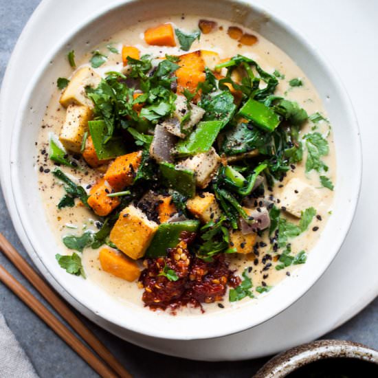 Sweet Potato + Kale Green Curry