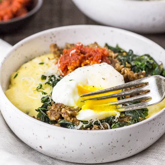 Breakfast Polenta Bowls