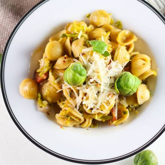 Orecchiette with Brussels Sprouts