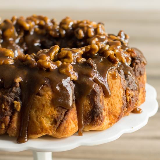 Walnut Schnecken Bundt Cake