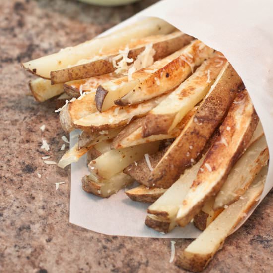 Baked Parmesan Steak Fries