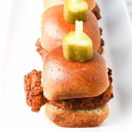 Nashville Hot Chicken Sliders