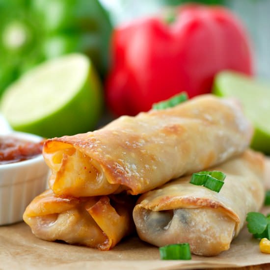 Skinny Southwestern Egg Rolls