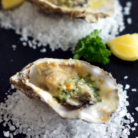 Gratinated Oysters