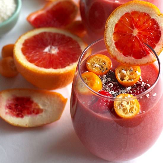 Kumquat & Blood Orange Smoothie