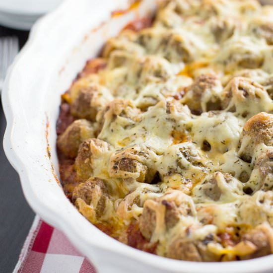 Meatball Sub Casserole