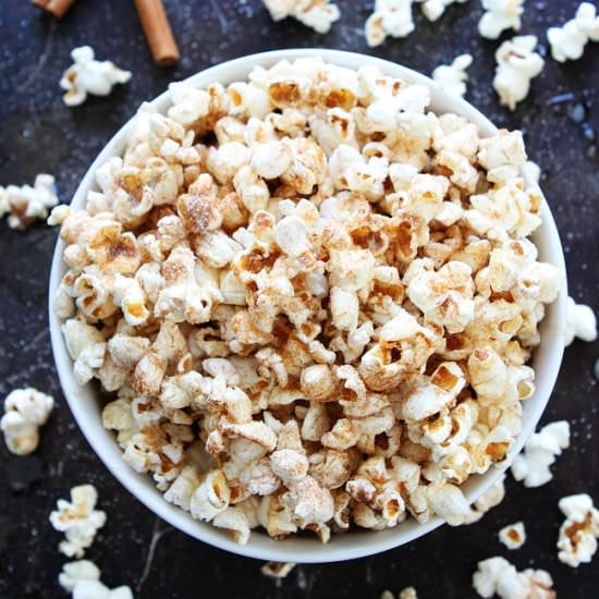 Brown Butter Cinnamon Sugar Popcorn