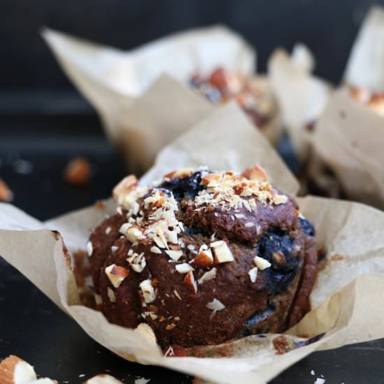 Banana Blueberry Muffins