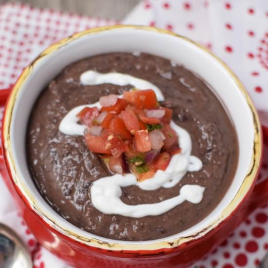 Creamy Black Bean Soup