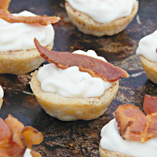 Maple Bacon Cannoli Bites