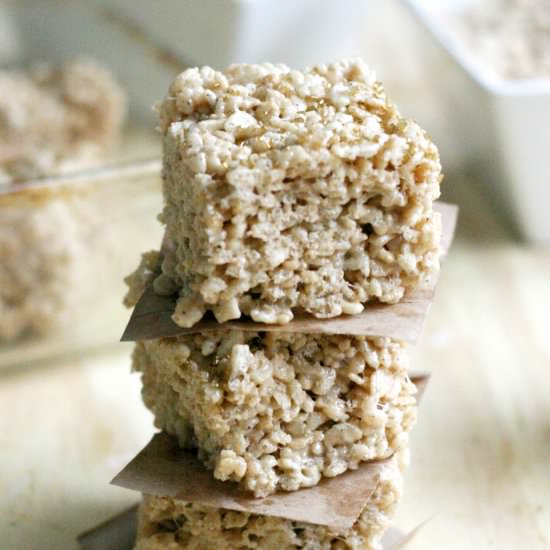 Brown Butter Rice Krispie Treats