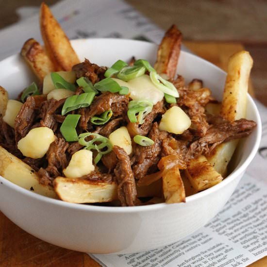 Slow Cooker Beef Poutine