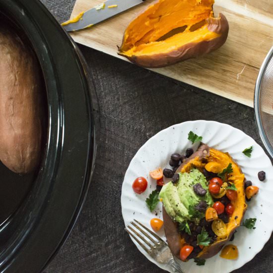 Slow Cooker Sweet Potatoes