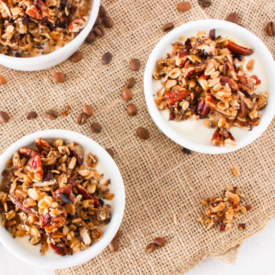 Vanilla Pecan Coffee Granola