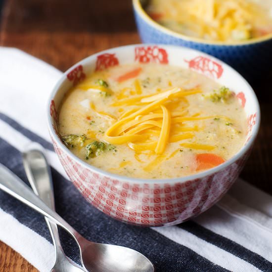 Broccoli Cheese Potato Soup