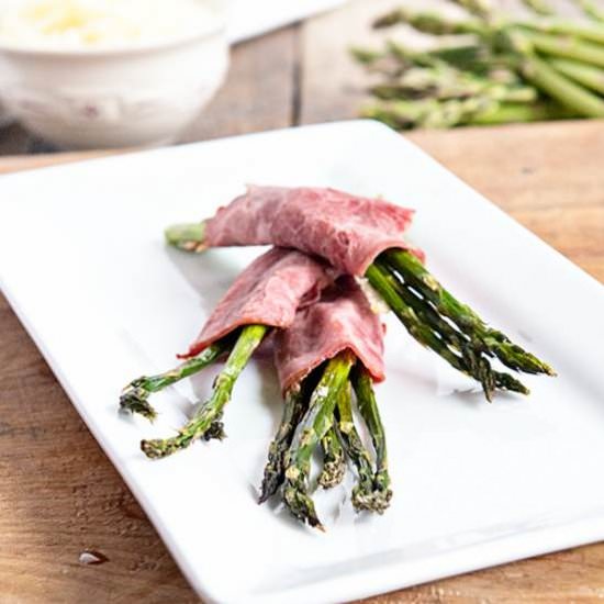 Beef & Swiss Asparagus Bundles