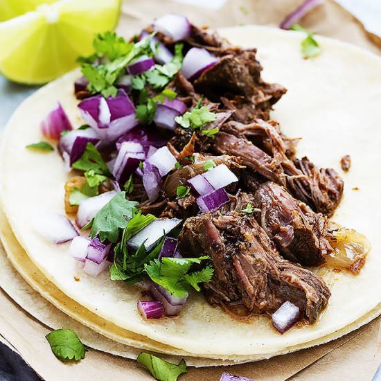 Slow Cooker Barbacoa Beef