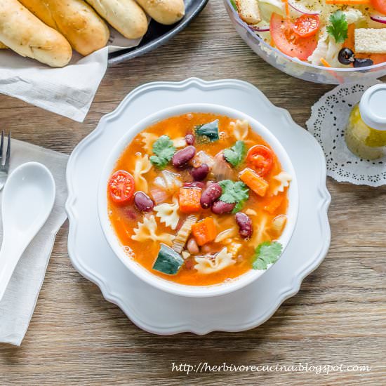 Vegan Minestrone Soup