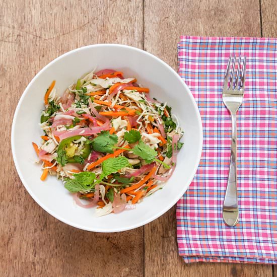 Easy Vietnamese Salad with Chicken