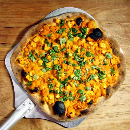 Vegetarian Thai Curry Pizza