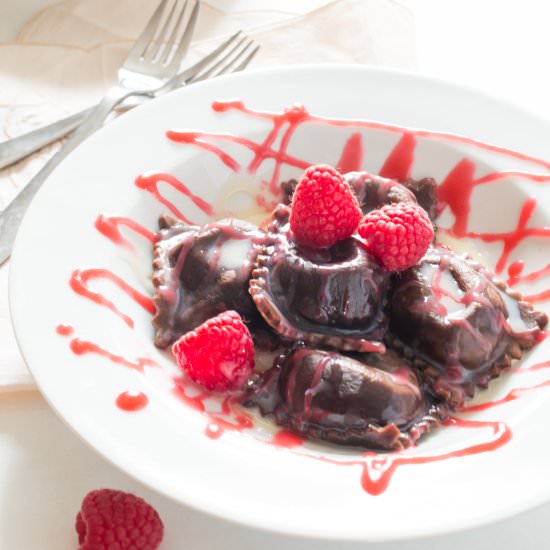 White Chocolate Mascarpone Ravioli