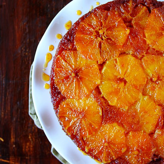 Upside Down Orange Cake