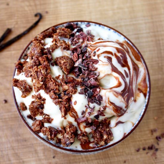 Vanilla Bean Banana Ice Cream
