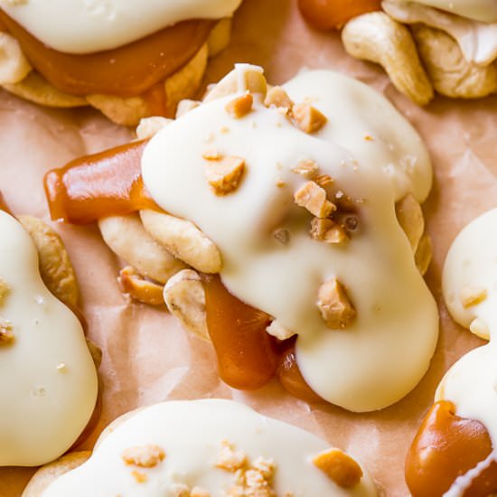 Caramel Cashew Clusters