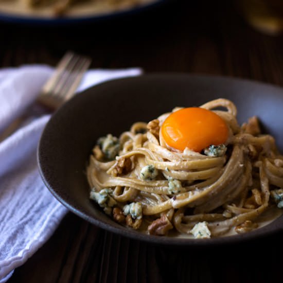 Blue Cheese Walnut Pasta