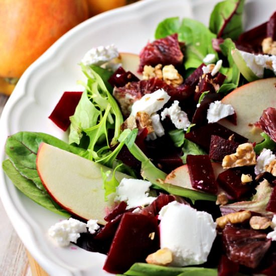 Blood Orange, Beet and Apple Salad