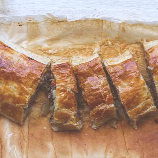 Wellington with Minced Meat