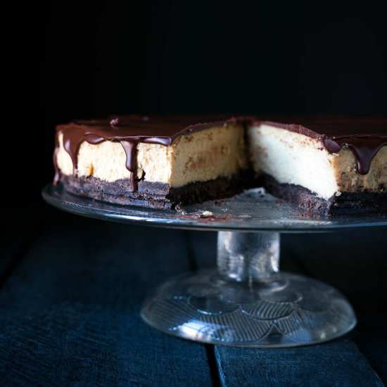Chocolate Peanut Butter Cheesecake
