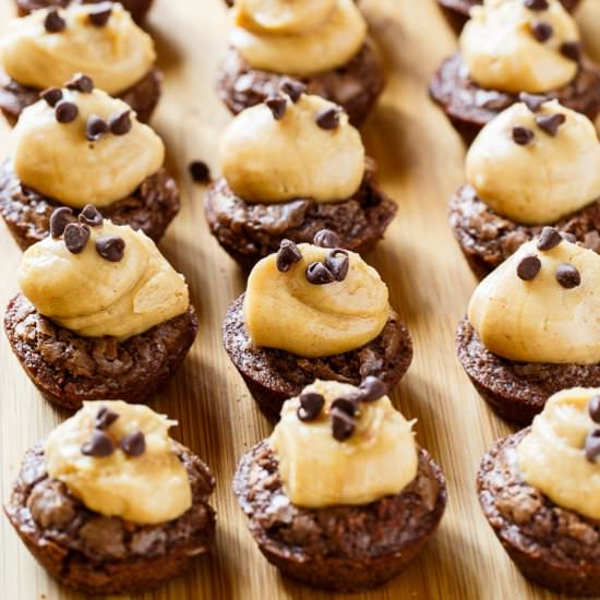 Peanut Butter Brownie Cups