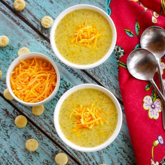 Broccoli Sharp Cheddar Chowder