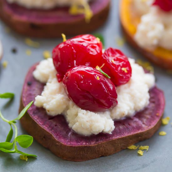 Sweet Potato Crostini